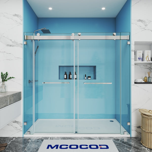 Customize Soft-Closing Double Sliding Shower Door - DS13-2