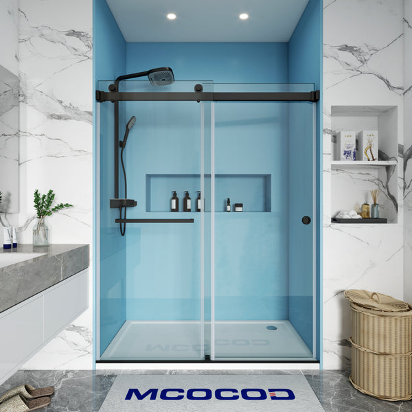 Double Sliding Frameless Shower Door - DS02A