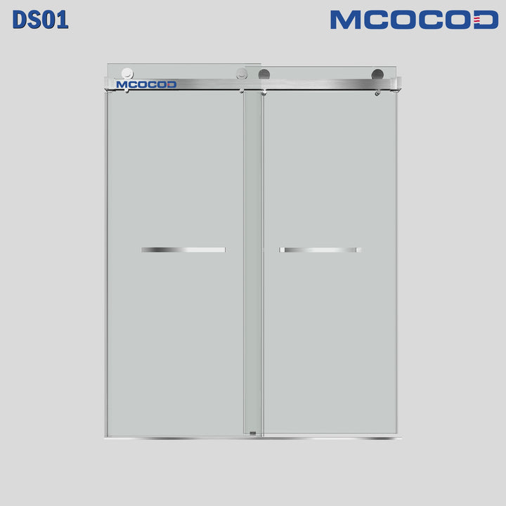 MCOCOD DS01 Bathtub Shower Doors - Double Sliding Bathtub Shower Door - Product Display Video