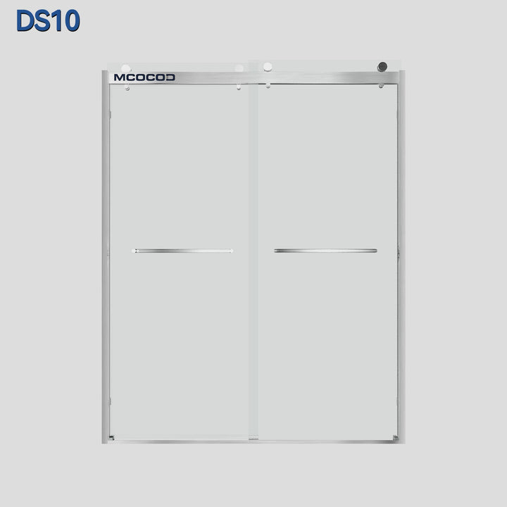 MCOCOD DS10 Bathtub Shower Doors - Double Sliding Semi Frameless Bathtub Shower Door - Product Disaplay Video